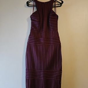 Boohoo Panelled Cutaway Midi Dress